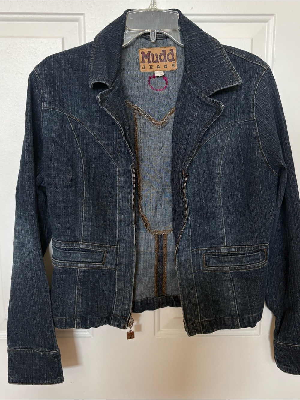 Mudd Women's Dark Indigo Denim Jacket